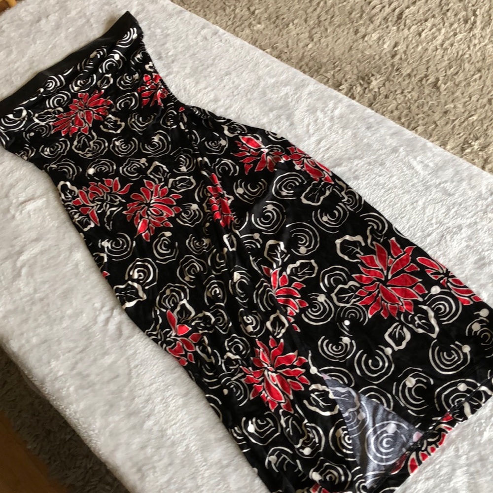 Cutest sleeveless faux wrap dress